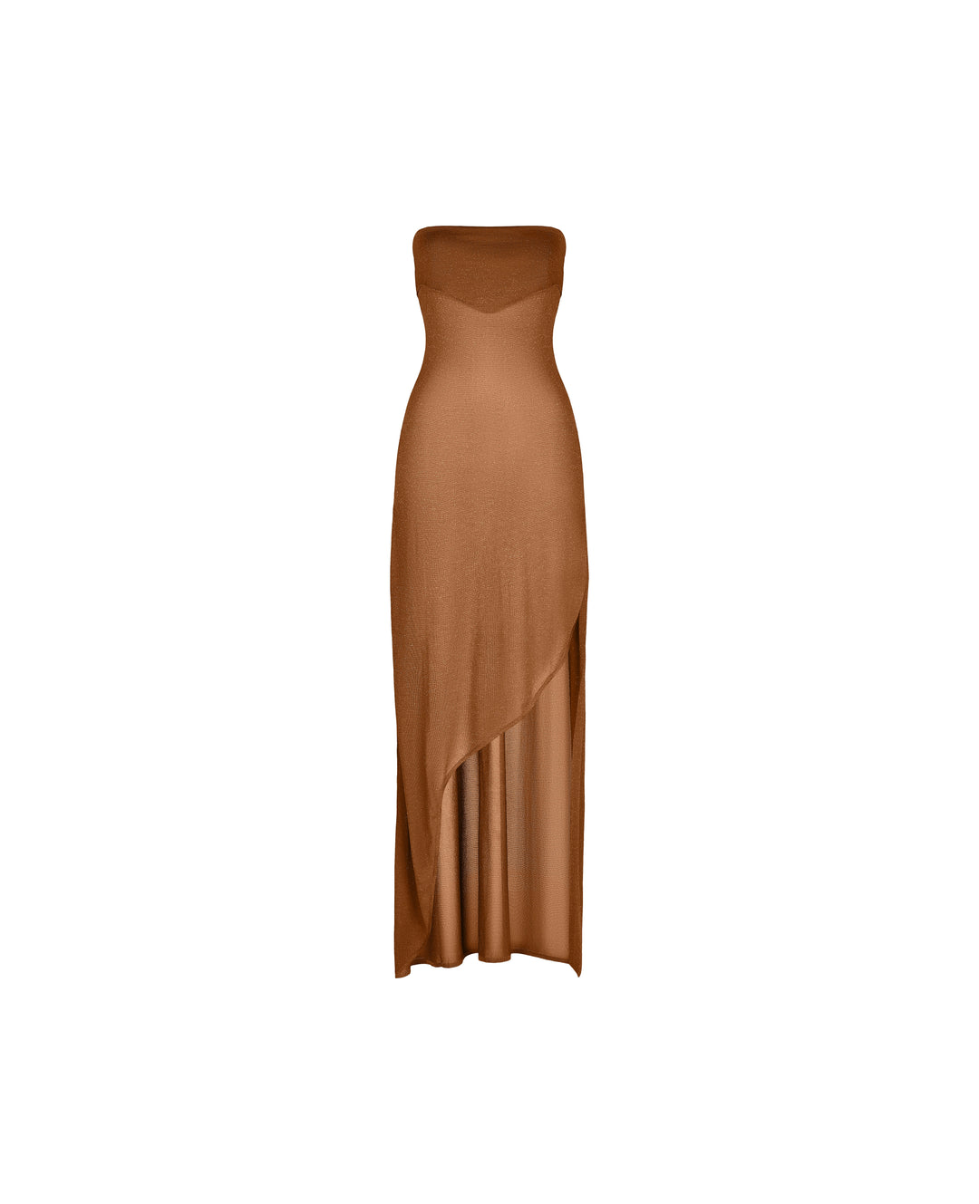 Triangle dress caramel