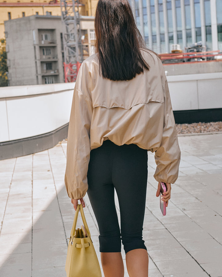 CASSANDRE BOMBER IN SILK