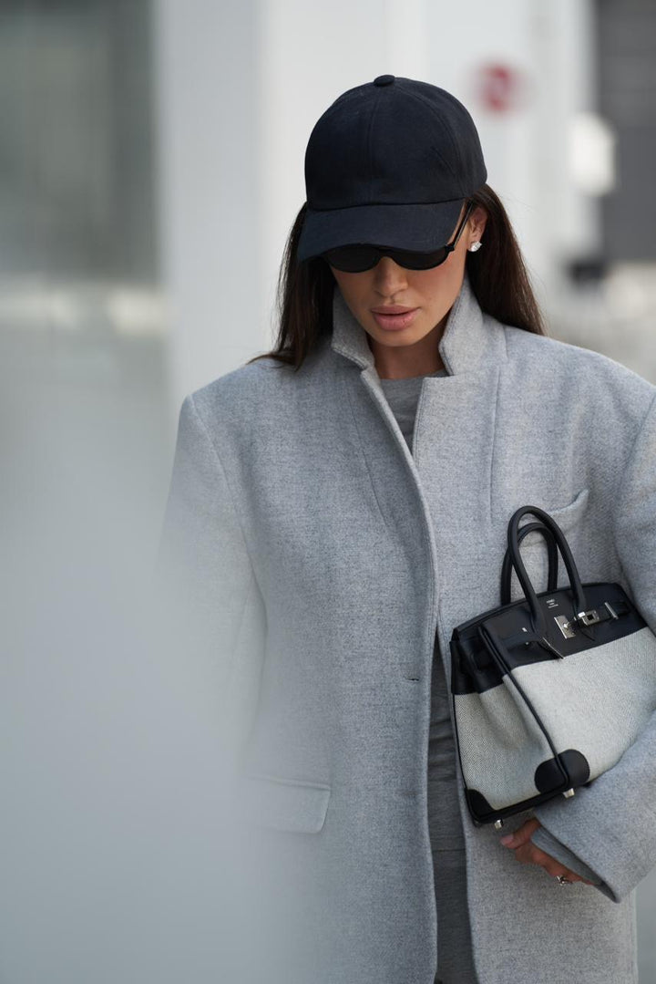Cashmere demi-coat Stone