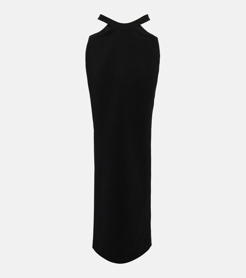 CUTOUT HIGH-RISE MAXI SKIRT