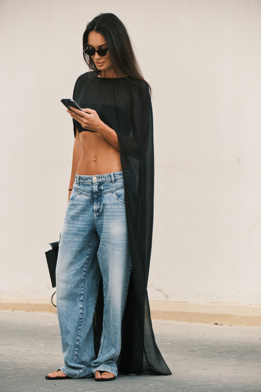 SHEER ORGANZA CAPE