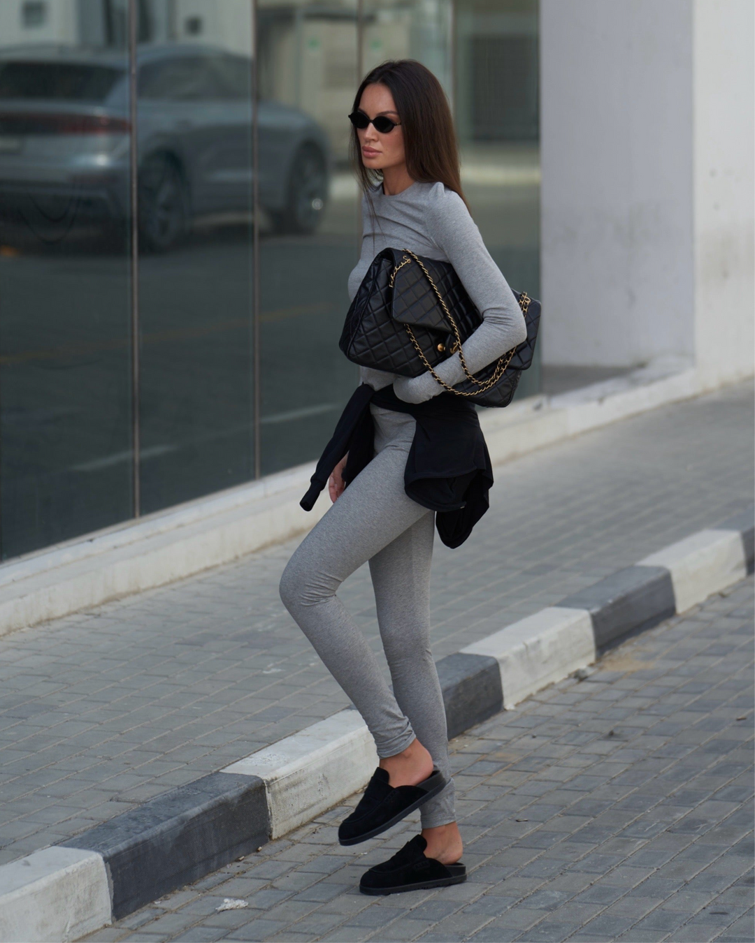 Essential leggings Stone