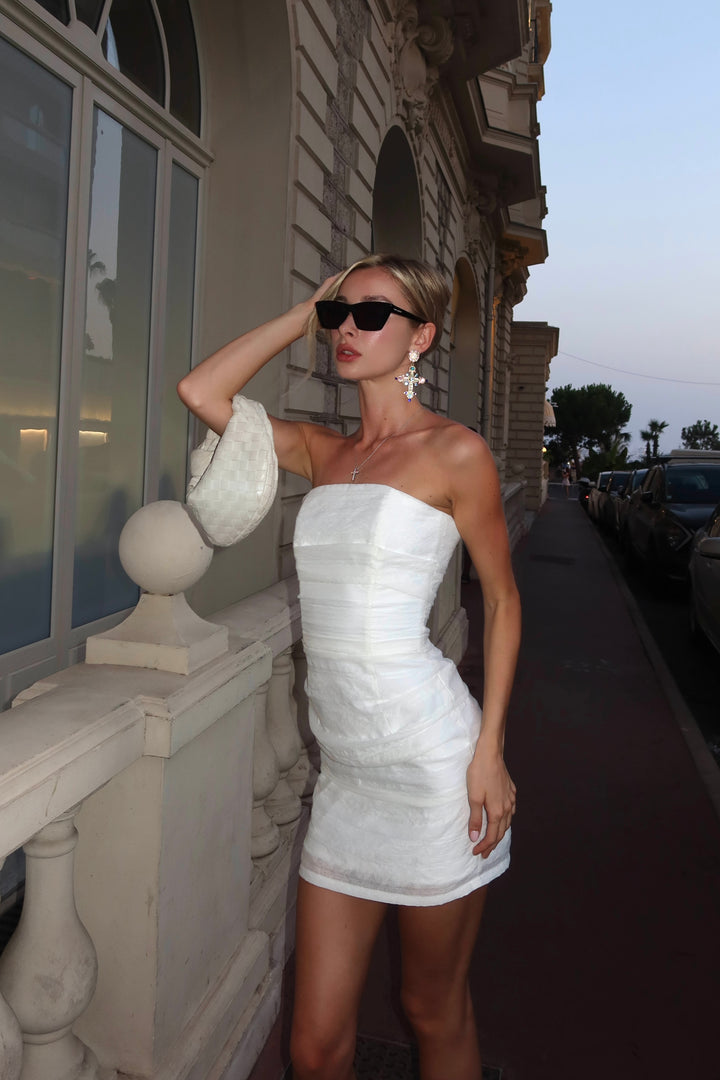 LOULOU EMBROIDERED DRESS