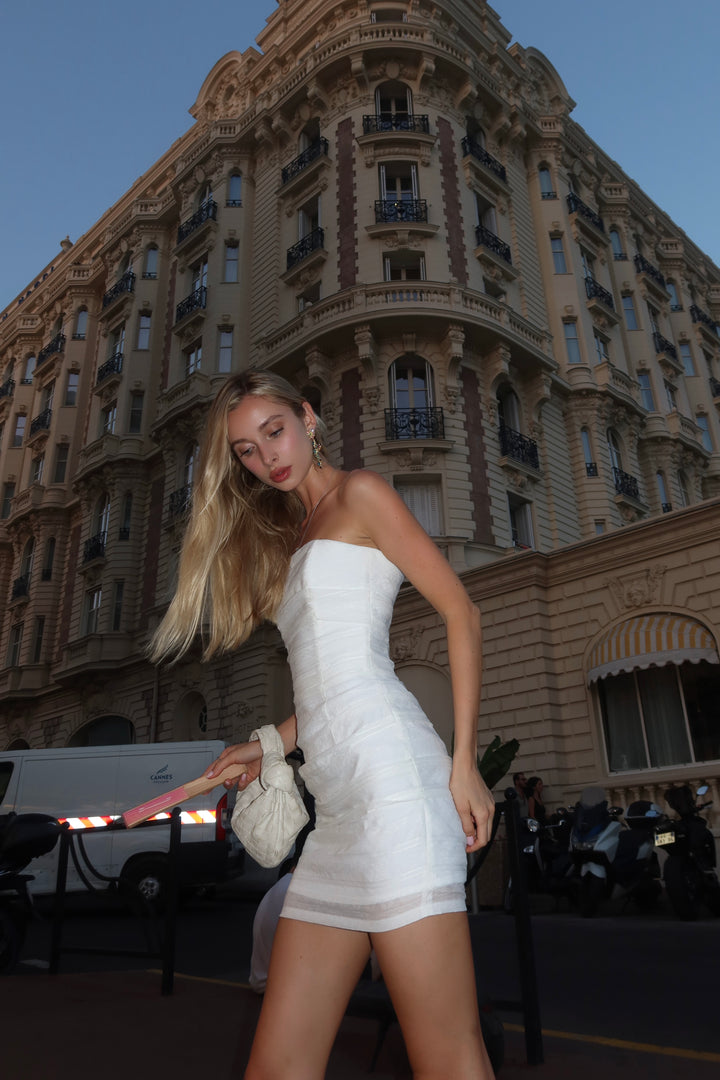 LOULOU EMBROIDERED DRESS