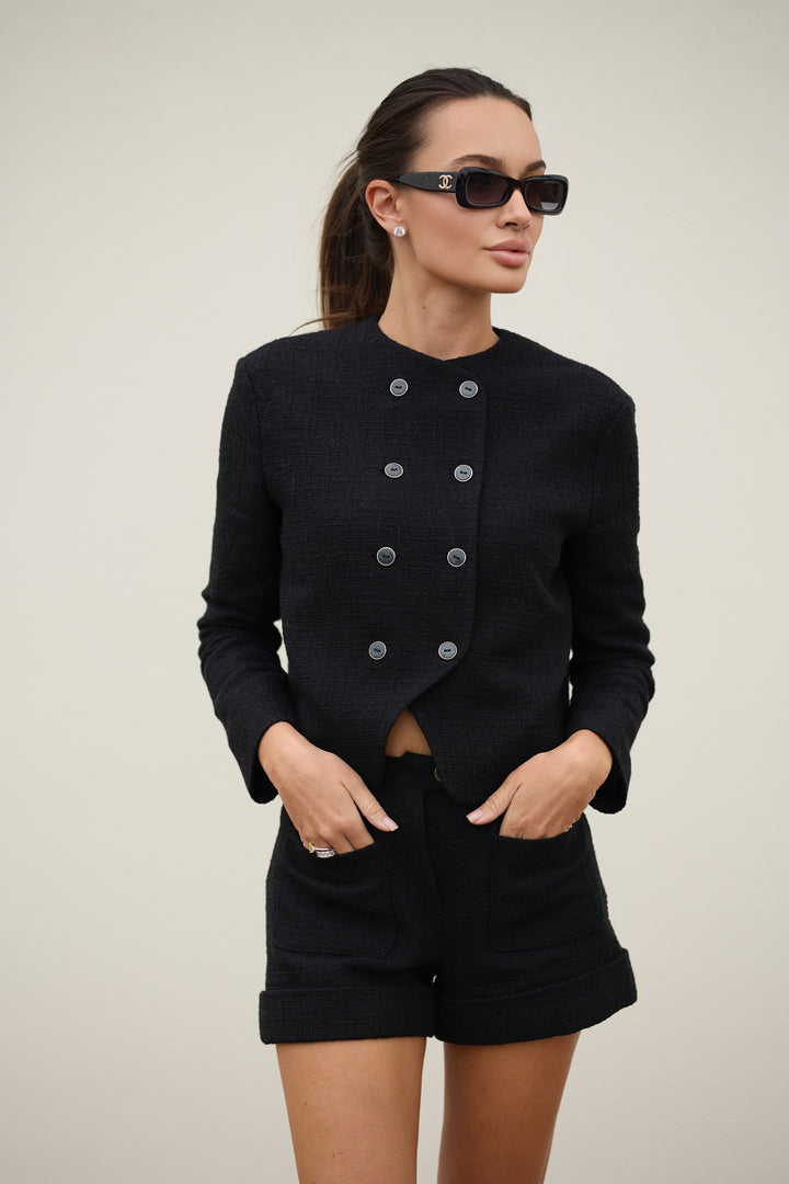 SEINE SHORTS IN BLACK