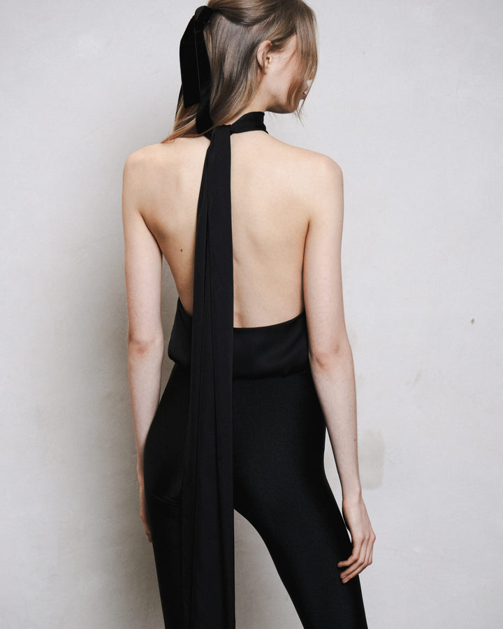 AIRY SCARF DETAIL CHIFFON BLOUSE