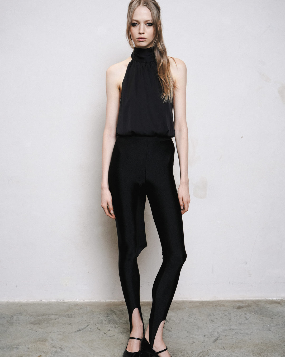 AIRY SCARF DETAIL CHIFFON BLOUSE