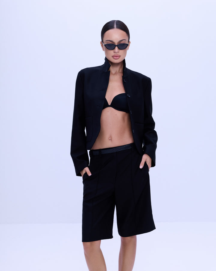 Bermuda shorts grain de poudre